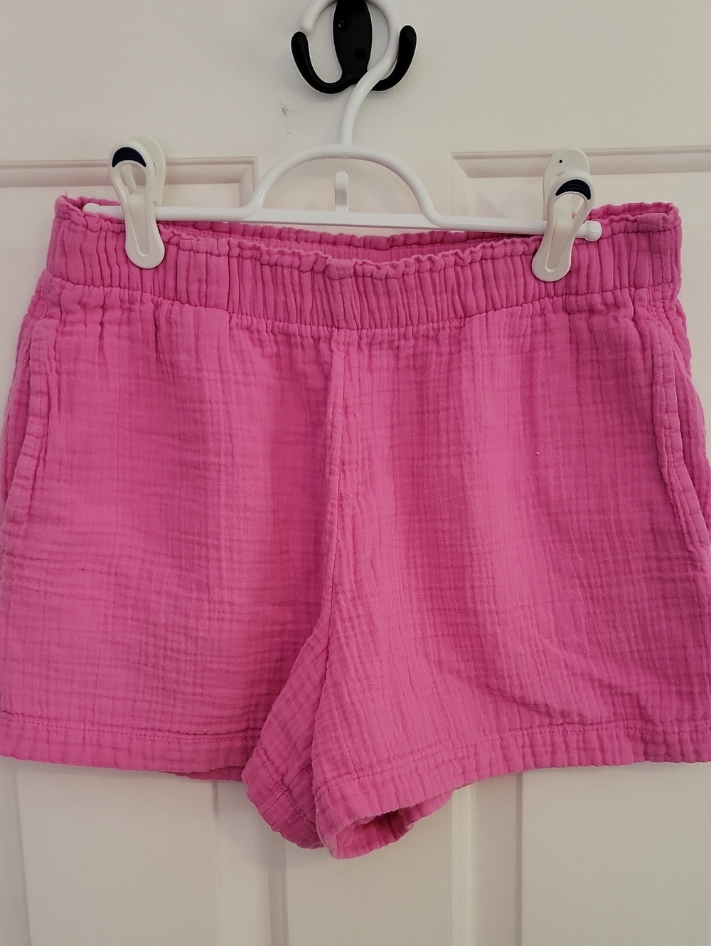 Gap - Pink Cotton Gauze Elastic Waist Women’s Shorts